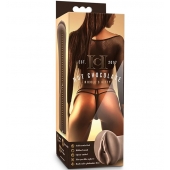Коричневый мастубратор-вагина Nicole s Kitty - Blush Novelties - в Таганроге купить с доставкой