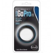 Черно-синее эрекционное кольцо Silicone Go Pro Cock Ring - Blush Novelties - в Таганроге купить с доставкой