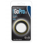 Черно-желтое силиконовое эрекционное кольцо Silicone Go Pro Cock Ring - Blush Novelties - в Таганроге купить с доставкой