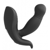 Черный вибромассажер простаты PROSTATE HERO - Dream Toys - в Таганроге купить с доставкой