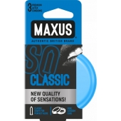 Классические презервативы в железном кейсе MAXUS Classic - 3 шт. - Maxus - купить с доставкой в Таганроге