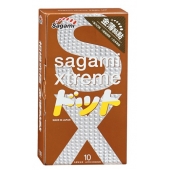 Презервативы Sagami Xtreme FEEL UP с точечной текстурой и линиями прилегания - 10 шт. - Sagami - купить с доставкой в Таганроге