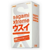 Ультратонкие презервативы Sagami Xtreme SUPERTHIN - 15 шт. - Sagami - купить с доставкой в Таганроге