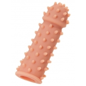 Телесная реалистичная насадка KOKOS Extreme Sleeve 03 с дополнительной стимуляцией - 12,7 см. - KOKOS - в Таганроге купить с доставкой