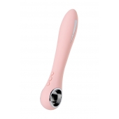 Розовый силиконовый вибратор с электростимуляцией GALVANI VIBE - 21 см. - ToyFa - купить с доставкой в Таганроге