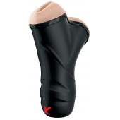 Мастурбатор в колбе с двумя тоннелями Double Penetration Vibrating Stroker - Pipedream - в Таганроге купить с доставкой
