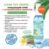 Очищающий спрей для игрушек CLEAR TOY Tropic - 100 мл. - Биоритм - купить с доставкой в Таганроге