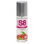 Смазка на водной основе S8 Flavored Lube со вкусом вишни - 125 мл. - Stimul8 - купить с доставкой в Таганроге