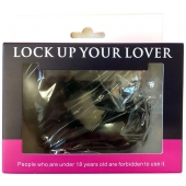 Черные меховые наручники Love с ключиками - Baile - купить с доставкой в Таганроге