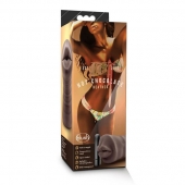 Коричневый мастурбатор-ротик Heather - Blush Novelties - в Таганроге купить с доставкой