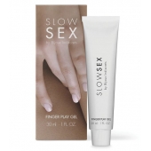 Гель для мастурбации с ароматом кокоса Slow Sex Finger Play Gel - 30 мл. - Bijoux Indiscrets - купить с доставкой в Таганроге