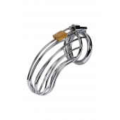 Серебристый пояс верности TOYFA на замочке - ToyFa - купить с доставкой в Таганроге