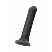 Черный фаллос на присоске Silicone Bendable Dildo XL - 20 см. - Strap-on-me - купить с доставкой в Таганроге