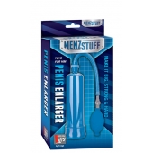Синяя вакуумная помпа MENZSTUFF PENIS ENLARGER - Dream Toys - в Таганроге купить с доставкой