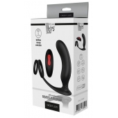 Черный массажер простаты REMOTE P-PLEASER - Dream Toys - в Таганроге купить с доставкой
