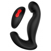 Черный вибромассажер простаты SWIRLING P-PLEASER - Dream Toys - в Таганроге купить с доставкой