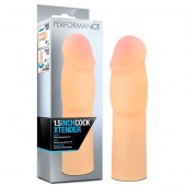 Телесная насадка-удлинитель на пенис PERFORMANCE 1.5INCH COCK XTENDER - 16 см. - Blush Novelties - в Таганроге купить с доставкой