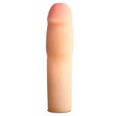 Телесная насадка-удлинитель на пенис PERFORMANCE 1.5INCH COCK XTENDER - 16 см. - Blush Novelties - в Таганроге купить с доставкой