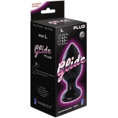 Черный анальный плаг Glide L - 11,7 см. - LOVETOY (А-Полимер) в Таганроге Черный анальный плаг Glide L - 11,7 см. - LOVETOY (А-Полимер)