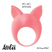Оранжевое эрекционное кольцо Kitten Kyle - Lola Games - в Таганроге купить с доставкой