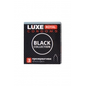 Черные презервативы LUXE Royal Black Collection - 3 шт. - Luxe - купить с доставкой в Таганроге