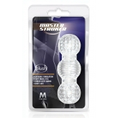 Прозрачный фигурный мастурбатор Master Stroker - Blush Novelties - в Таганроге купить с доставкой
