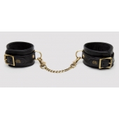 Черные оковы на ноги Bound to You Faux Leather Ankle Cuffs - Fifty Shades of Grey - купить с доставкой в Таганроге
