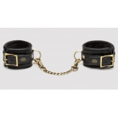 Черные наручники Bound to You Faux Leather Wrist Cuffs - Fifty Shades of Grey - купить с доставкой в Таганроге