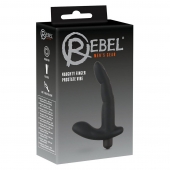 Черный вибромассажер простаты Naughty Finger Prostate Vibe - 13,8 см. - Orion - в Таганроге купить с доставкой