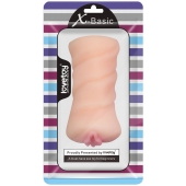 Телесный мастурбатор-вагина X-Basic Pocket Pussy без вибрации - Lovetoy - в Таганроге купить с доставкой