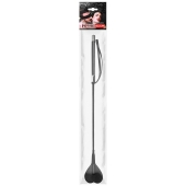 Черный стек с наконечником-сердечком - 54 см. - Notabu - купить с доставкой в Таганроге