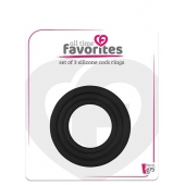Набор из 3 эрекционных колец SILICONE COCKRINGS - Dream Toys - в Таганроге купить с доставкой