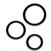 Набор из 3 эрекционных колец SILICONE COCKRINGS - Dream Toys - в Таганроге купить с доставкой
