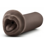 Коричневый мастурбатор-ротик Naughty Nicole - Blush Novelties - в Таганроге купить с доставкой