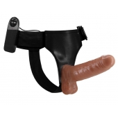 Страпон на трусиках с вибрацией Ultra Passionate Harness - 16 см. - Baile - купить с доставкой в Таганроге