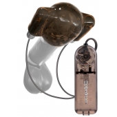 Дымчатый вибростимулятор головки пениса Dual Vibrating Head Teaser - Pipedream - в Таганроге купить с доставкой