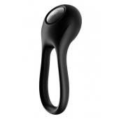 Черное эрекционное виброкольцо Majestic Duo - Satisfyer - в Таганроге купить с доставкой