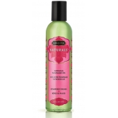 Массажное масло Naturals Strawberry Dreams с ароматом клубники - 236 мл. - Kama Sutra - купить с доставкой в Таганроге