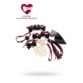 Черно-красный бондажный набор Bow-tie - ToyFa - купить с доставкой в Таганроге Черно-красный бондажный набор Bow-tie - ToyFa - купить с доставкой в Таганроге