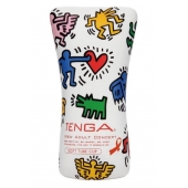 Мастурбатор-туба Keith Haring Soft Tube CUP - Tenga - в Таганроге купить с доставкой