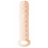Телесный фаллоудлинитель Homme Long - 13,5 см. - Lola Games - в Таганроге купить с доставкой