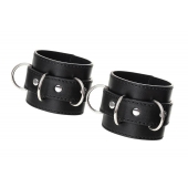 Черные наручники Anonymo на сцепке - ToyFa - купить с доставкой в Таганроге