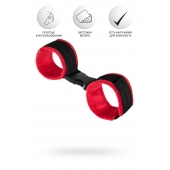 Красно-черные велюровые оковы Anonymo - ToyFa - купить с доставкой в Таганроге Красно-черные велюровые оковы Anonymo - ToyFa - купить с доставкой в Таганроге