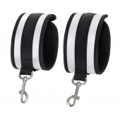 Серебристо-черные оковы Anonymo - ToyFa - купить с доставкой в Таганроге Серебристо-черные оковы Anonymo - ToyFa - купить с доставкой в Таганроге