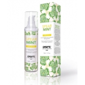 Разогревающее массажное масло Gourmet Spearmint Organic с органическими ингредиентами - 50 мл. - Exsens - купить с доставкой в Таганроге
