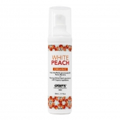 Разогревающее массажное масло Gourmet White Peach Organic с органическими ингредиентами - 50 мл. - Exsens - купить с доставкой в Таганроге