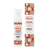 Разогревающее массажное масло Gourmet White Peach Organic с органическими ингредиентами - 50 мл. - Exsens - купить с доставкой в Таганроге