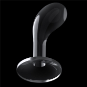 Прозрачный стимулятор простаты Flawless Clear Prostate Plug - 15 см. - Lovetoy - в Таганроге купить с доставкой