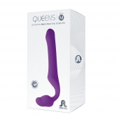 Лиловый безремневой страпон Queens M - Adrien Lastic - купить с доставкой в Таганроге