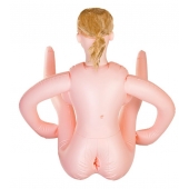 Надувная секс-кукла с реалистичной головой и поднятыми ножками - ToyFa - в Таганроге купить с доставкой